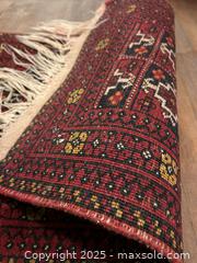 MaxSold Auction: Vintage Afghan Boukhara Rug  - Victoria (British Columbia, Canada) SELLER MANAGED Moving Online Auction - Toronto Street