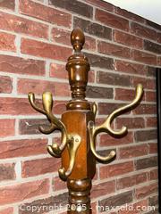 MaxSold Auction: Solid Wood Standing Coat Rack  - Clarington (Ontario, Canada) SELLER MANAGED Downsizing Online Auction - Mercer Road