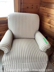 MaxSold Auction: Upholstered  Chair,  - Clarington (Ontario, Canada) SELLER MANAGED Downsizing Online Auction - Mercer Road