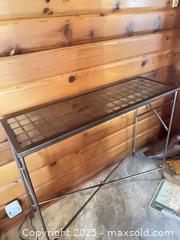 MaxSold Auction: Wrought Iron Console Table  - Clarington (Ontario, Canada) SELLER MANAGED Downsizing Online Auction - Mercer Road