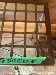 MaxSold Auction: Wrought Iron Console Table  - Clarington (Ontario, Canada) SELLER MANAGED Downsizing Online Auction - Mercer Road