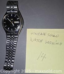MaxSold Auction: Vintage Seiko Watch - Toronto (Ontario, Canada) SELLER MANAGED Downsizing Online Auction - Millwood Road