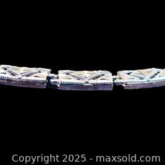MaxSold Auction: 14K Solid White Gold Linked Panel Bracelet  - Aurora (Ontario, Canada) PARTNER MANAGED Downsizing Online Auction - Murray Drive