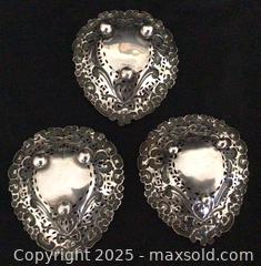 MaxSold Auction: 3 Sterling Silver Nut Dishes - Aurora (Ontario, Canada) PARTNER MANAGED Downsizing Online Auction - Murray Drive