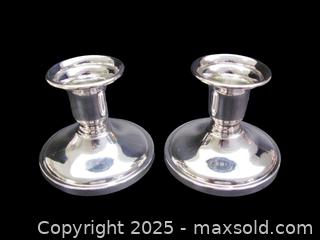 MaxSold Auction: Pair Birks Sterling Silver Candle Sticks - Aurora (Ontario, Canada) PARTNER MANAGED Downsizing Online Auction - Murray Drive