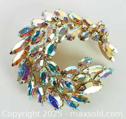 MaxSold Auction: Signed Sherman Aurora Borealis Statement Brooch - Aurora (Ontario, Canada) PARTNER MANAGED Downsizing Online Auction - Murray Drive