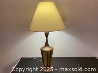 MaxSold Auction: Bitossi Style Teak and Ceramic Lamp - North Vancouver (British Columbia, Canada) PARTNER MANAGED Downsizing Online Auction - 14th Street West