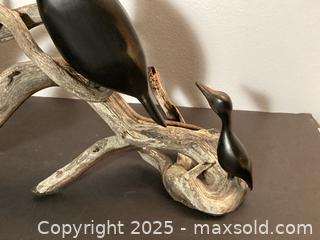 MaxSold Auction: Cortes Island Driftwood and Cedar Cormorant Sculpture - North Vancouver (British Columbia, Canada) PARTNER MANAGED Downsizing Online Auction - 14th Street West