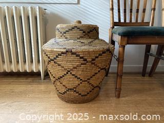 MaxSold Auction: Large Indigenous American Olla Basket - North Vancouver (British Columbia, Canada) PARTNER MANAGED Downsizing Online Auction - 14th Street West