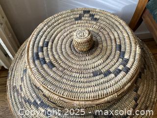 MaxSold Auction: Large Indigenous American Olla Basket - North Vancouver (British Columbia, Canada) PARTNER MANAGED Downsizing Online Auction - 14th Street West
