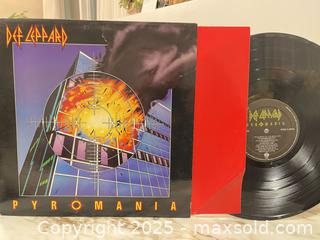 MaxSold Auction: Def Leppard — Pyromania (Vinyl LP) - Halton Hills (Ontario, Canada) SELLER MANAGED Downsizing Online Auction - Market Street