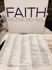 MaxSold Auction: Faith — George Michael 12&#34; Vinyl LP (1987 original pressing) NM - Halton Hills (Ontario, Canada) SELLER MANAGED Downsizing Online Auction - Market Street