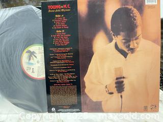 MaxSold Auction: Young M.C. Stone Cold Rhymin&#39; 12&#34; LP — Island / Delicious Vinyl ISL 1257 - Halton Hills (Ontario, Canada) SELLER MANAGED Downsizing Online Auction - Market Street