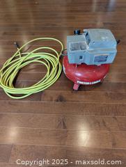 MaxSold Auction: Porter Cable Air Compressor  - Burlington (Ontario, Canada) SELLER MANAGED Downsizing Online Auction -  North Shore Boulevard East