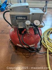 MaxSold Auction: Porter Cable Air Compressor  - Burlington (Ontario, Canada) SELLER MANAGED Downsizing Online Auction -  North Shore Boulevard East