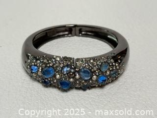 MaxSold Auction: Alexis Bittar Black Chrome + Rhinestone Bracelet  - Toronto (Ontario, Canada) PARTNER MANAGED Estate Sale Online Auction - Dundas Street West (STORAGE)