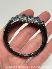 MaxSold Auction: Alexis Bittar Black Chrome + Rhinestone Bracelet  - Toronto (Ontario, Canada) PARTNER MANAGED Estate Sale Online Auction - Dundas Street West (STORAGE)