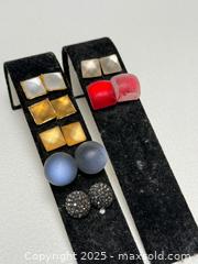 MaxSold Auction: Alexis Bittar Resin Earrings  - Toronto (Ontario, Canada) PARTNER MANAGED Estate Sale Online Auction - Dundas Street West (STORAGE)