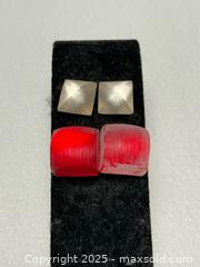 MaxSold Auction: Alexis Bittar Resin Earrings  - Toronto (Ontario, Canada) PARTNER MANAGED Estate Sale Online Auction - Dundas Street West (STORAGE)