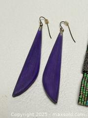 MaxSold Auction: Alexis Bittar Resin Earrings + Beaded Bracelet  - Toronto (Ontario, Canada) PARTNER MANAGED Estate Sale Online Auction - Dundas Street West (STORAGE)