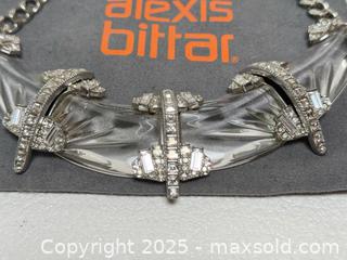 MaxSold Auction: Alexis Bittar Resin + Rhinestone Necklace Signed  - Toronto (Ontario, Canada) PARTNER MANAGED Estate Sale Online Auction - Dundas Street West (STORAGE)