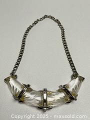 MaxSold Auction: Alexis Bittar Resin + Rhinestone Necklace Signed  - Toronto (Ontario, Canada) PARTNER MANAGED Estate Sale Online Auction - Dundas Street West (STORAGE)