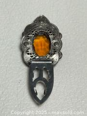 MaxSold Auction: Antique Scottish Agate Dress Clip  - Toronto (Ontario, Canada) PARTNER MANAGED Estate Sale Online Auction - Dundas Street West (STORAGE)