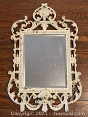 MaxSold Auction: Antique Victorian Classical Cast Iron Mirror with Shell + Lion Motif  - Toronto (Ontario, Canada) PARTNER MANAGED Estate Sale Online Auction - Dundas Street West (STORAGE)