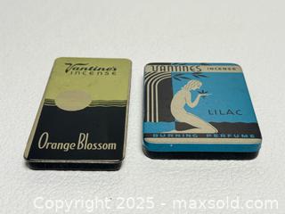 MaxSold Auction: Art Deco Vantine’s Advertising Incense Tins c.1930  - Toronto (Ontario, Canada) PARTNER MANAGED Estate Sale Online Auction - Dundas Street W (STORAGE)