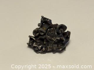 MaxSold Auction: Brutalist Sterling Silver Ring - Toronto (Ontario, Canada) PARTNER MANAGED Estate Sale Online Auction - Dundas Street W (STORAGE)