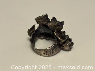 MaxSold Auction: Brutalist Sterling Silver Ring - Toronto (Ontario, Canada) PARTNER MANAGED Estate Sale Online Auction - Dundas Street W (STORAGE)