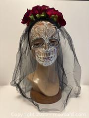 MaxSold Auction: Day of the Dead Costume Rose Adorned Headband with Veil - Toronto (Ontario, Canada) PARTNER MANAGED Estate Sale Online Auction - Dundas Street W (STORAGE)