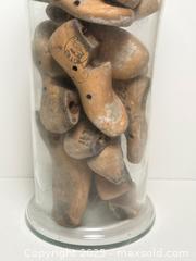 MaxSold Auction: Glass Jar with Vintage Shoe Moulds  - Toronto (Ontario, Canada) PARTNER MANAGED Estate Sale Online Auction - Dundas Street West (STORAGE)