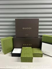 MaxSold Auction: Gucci Boxes - Toronto (Ontario, Canada) PARTNER MANAGED Estate Sale Online Auction - Dundas Street West (STORAGE)