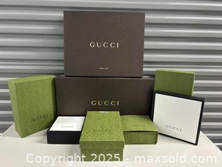 MaxSold Auction: Gucci Boxes - Toronto (Ontario, Canada) PARTNER MANAGED Estate Sale Online Auction - Dundas Street West (STORAGE)