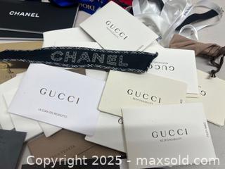 MaxSold Auction: Hermes, Chanel, Louis Vuitton Dior + More Designer Tags + Accessories - Toronto (Ontario, Canada) PARTNER MANAGED Estate Sale Online Auction - Dundas Street W (STORAGE)