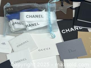 MaxSold Auction: Hermes, Chanel, Louis Vuitton Dior + More Designer Tags + Accessories - Toronto (Ontario, Canada) PARTNER MANAGED Estate Sale Online Auction - Dundas Street W (STORAGE)