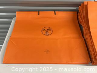 MaxSold Auction: Hermes Shopping Bags - Toronto (Ontario, Canada) PARTNER MANAGED Estate Sale Online Auction - Dundas Street West (STORAGE)