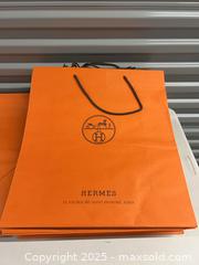 MaxSold Auction: Hermes Shopping Bags - Toronto (Ontario, Canada) PARTNER MANAGED Estate Sale Online Auction - Dundas Street West (STORAGE)