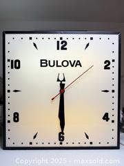 MaxSold Auction: Huge Vintage Bulova Illuminated Store Display Clock  - Toronto (Ontario, Canada) PARTNER MANAGED Estate Sale Online Auction - Dundas Street W (STORAGE)