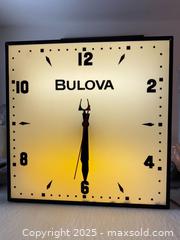 MaxSold Auction: Huge Vintage Bulova Illuminated Store Display Clock  - Toronto (Ontario, Canada) PARTNER MANAGED Estate Sale Online Auction - Dundas Street W (STORAGE)