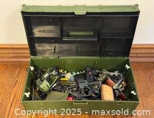 MaxSold Auction: Large lot of G.I. Joe Accessories in Two Boxes - Toronto (Ontario, Canada) PARTNER MANAGED Estate Sale Online Auction - Dundas Street W (STORAGE)