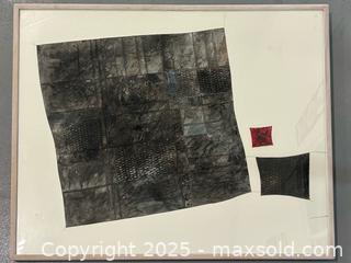 MaxSold Auction: Lee Bur Large Mixed Media Original Artwork c.1988.  - Toronto (Ontario, Canada) PARTNER MANAGED Estate Sale Online Auction - Dundas Street West (STORAGE)