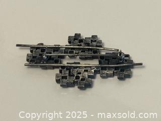 MaxSold Auction: Lot of Three Abstract Brutalist Brooches  - Toronto (Ontario, Canada) PARTNER MANAGED Estate Sale Online Auction - Dundas Street W (STORAGE)