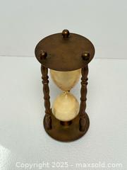 MaxSold Auction: MCM Brass Hour Glass  - Toronto (Ontario, Canada) PARTNER MANAGED Estate Sale Online Auction - Dundas Street W (STORAGE)