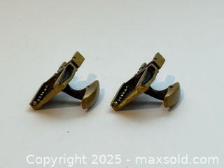 MaxSold Auction: MCM Bronze Brutalist Cufflinks Finland  - Toronto (Ontario, Canada) PARTNER MANAGED Estate Sale Online Auction - Dundas Street W (STORAGE)