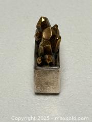 MaxSold Auction: MCM Brutalist Sterling + Bronze Ring Signed  - Toronto (Ontario, Canada) PARTNER MANAGED Estate Sale Online Auction - Dundas Street West (STORAGE)