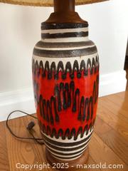 MaxSold Auction: MCM Fat Lava Pottery + Teak Table Lamp  - Toronto (Ontario, Canada) PARTNER MANAGED Estate Sale Online Auction - Dundas Street W (STORAGE)