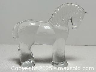 MaxSold Auction: MCM Kosta Boda Glass Horse  - Toronto (Ontario, Canada) PARTNER MANAGED Estate Sale Online Auction - Dundas Street W (STORAGE)