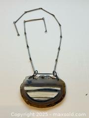 MaxSold Auction: MCM Silver Necklace + Geode Pendant  - Toronto (Ontario, Canada) PARTNER MANAGED Estate Sale Online Auction - Dundas Street W (STORAGE)